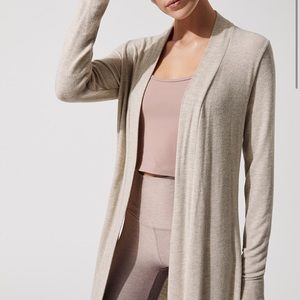 Beyond Yoga High Slits Duster XS oatmeal
